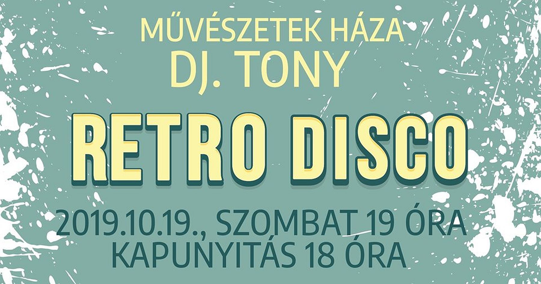 „Retro disco” lesz a Művészetek Háza aulájában szombaton